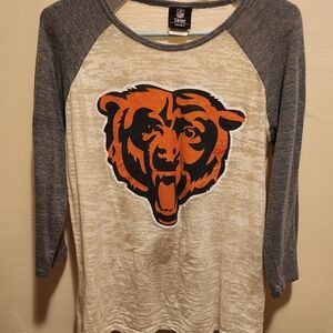 NFL Chicago Bears Women's 3/4 Sleeve Top